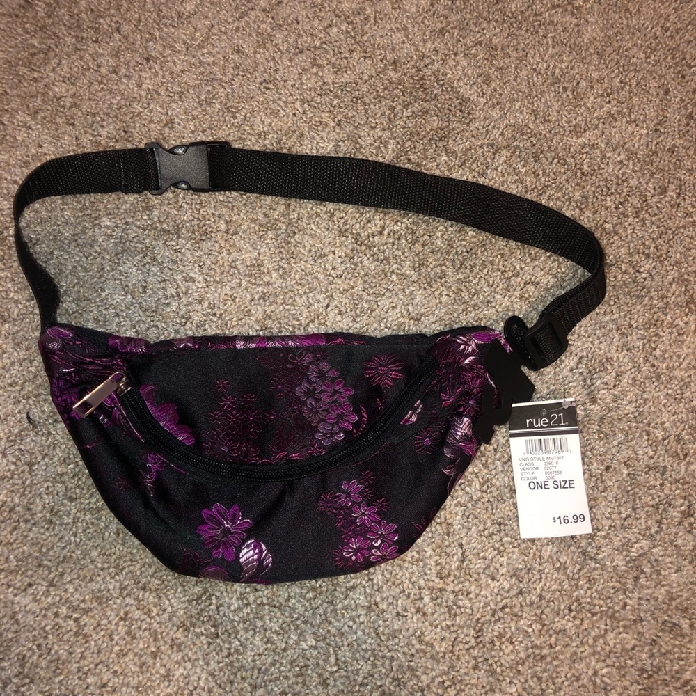 floral print fanny pack